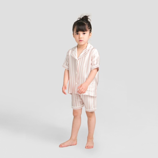 Stripe婴童睡衣短套装