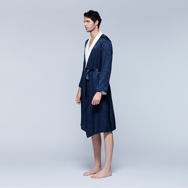 Plumage Silk Terry睡袍